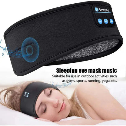 MARRKYM Sleep Headband in black, product view
