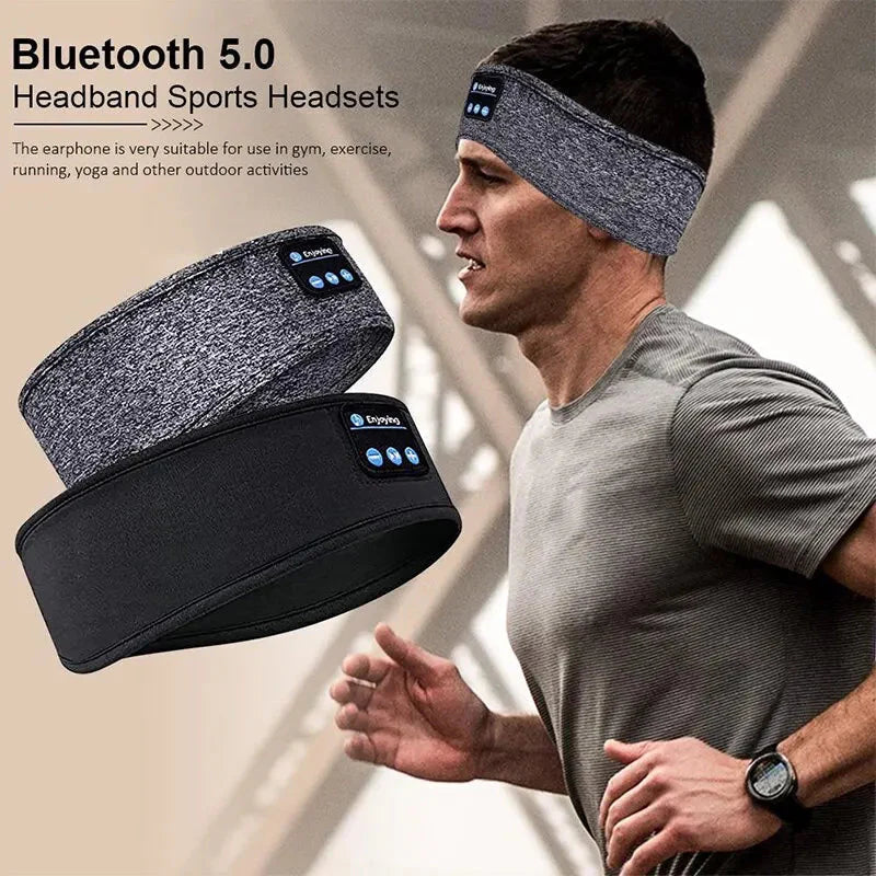 MARRKYM Sleep Headband worn for bedtime audio