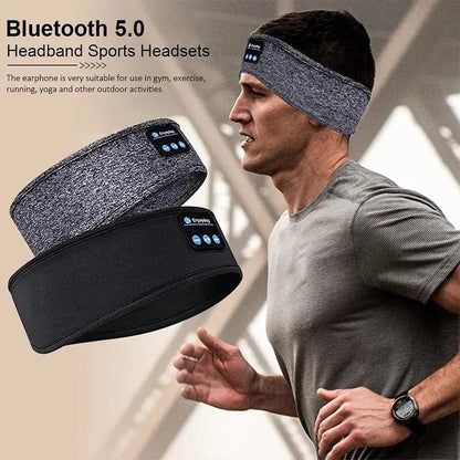 MARRKYM Sleep Headband worn for bedtime audio