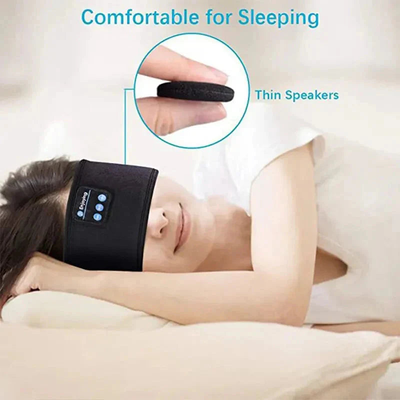 MARRKYM Sleep Headband with built-in flat Bluetooth speakers